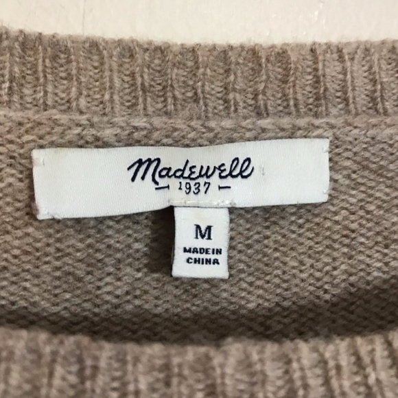 Madewell 100% Merino wool long sleeve knit sweater - Picture 3 of 4